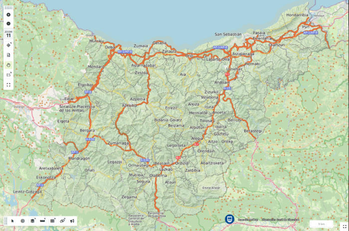 B5M mapa bisorea